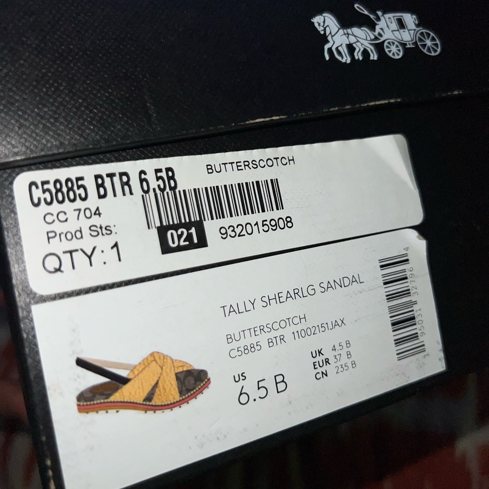 Coach Tally Shearling Sandal - Picture 3 of 9
